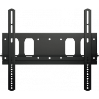 Euromet Support Ecran Mural Fixe Noir - Vue 1