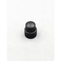Lutherie bouton double métal noir satin - Vue 1