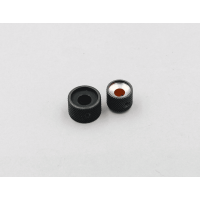 Lutherie bouton double métal noir satin - Vue 2