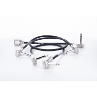 Cordial Câble patch guitare jack coudés pancake 15 cm  - Vue 10