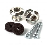 Dunlop Straplok Dual Design, nickel (set de 2) - Vue 1