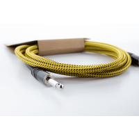 Cordial Câble guitare jack 3 m tweed jaune - Vue 5