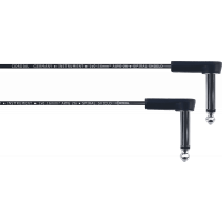 Cordial Câble patch plat guitare jack coudés 45 cm - Vue 1