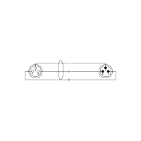 Cordial Câble micro XLR 5 m - Vue 2