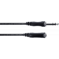 Cordial Câble audio stéréo jack mâle / femelle 5 m - Vue 1