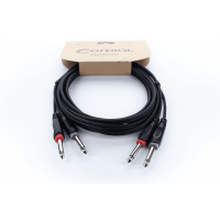 Cordial Câble audio double jacks mono 3 m - Vue 3