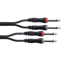 Cordial Câble audio double jacks mono 6 m - Vue 1