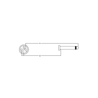 Cordial Câble audio XLR femelle / jack mono 5 m - Vue 2