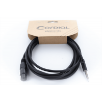 Cordial Câble audio XLR femelle / jack stéréo - 1 m - Vue 3