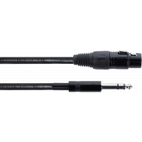 Cordial Câble audio XLR femelle / jack stéréo - 6 m - Vue 1