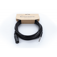 Cordial Câble audio XLR mâle / jack stéréo - 50 cm - Vue 3