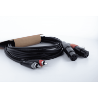 Cordial Câble audio double XLR femelle / RCA 1,5 m - Vue 4