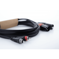 Cordial Câble audio double XLR mâle / RCA 1 m - Vue 4
