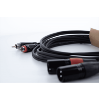 Cordial Câble audio double XLR mâle / RCA 1,5 m - Vue 7