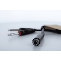 Cordial Câble Y bretelle jack stéréo femelle / 2 jacks mono mâles 30 cm - Vue 5