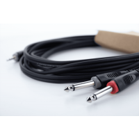 Cordial Câble Y bretelle mini-jack stéréo / 2 jacks mono 1 m - Vue 4