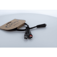Cordial Câble Y bretelle mini-jack stéréo femelle / 2 RCA 30 cm - Vue 4