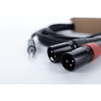 Cordial Câble Y bretelle mini-jack stéréo / 2 XLR mâle 1 m - Vue 8