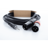 Cordial Câble Y bretelle mini-jack stéréo / 2 XLR mâle 3 m - Vue 4
