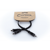 Cordial Câble Y bretelle RCA mâle / 2 RCA femelles 30 cm - Vue 3