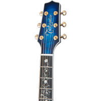 Takamine TSP100 Thinline FXC, cutaway électro-acoustique, Dark Blue Sunburst - Vue 5