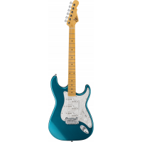 G&L Tribute Comanche Emerald Blue touche érable - Vue 1