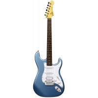 G&L Tribute Legacy HSS Lake Placid Blue, touche palissandre - Vue 1