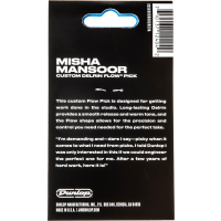 Dunlop Misha Mansoor Delrin Flow 0,73 mm, sachet de 6 médiators - Vue 2