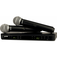 Shure BLX288/PG58 Système double sans fil avec 2 micros voix PGA58 - K3E - Vue 1