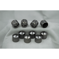 Lutherie Bouton potentiomètre black chrome insert nylon - par 10 - Vue 2
