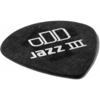Dunlop Tortex Pitch Black Jazz III 0,73mm sachet de 72 médiators - Vue 3