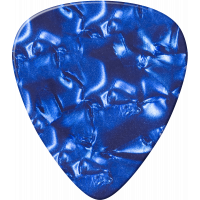 Dunlop Genuine Celluloid Classic, Player's Pack de 12, perloid blue, medium - Vue 4