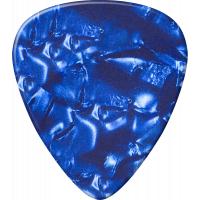 Dunlop Genuine Celluloid Classic, Player's Pack de 12, perloid blue, heavy - Vue 2