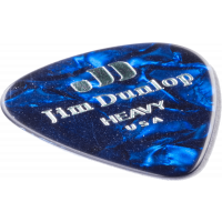 Dunlop Genuine Celluloid Classic, Player's Pack de 12, perloid blue, heavy - Vue 3