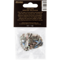 Dunlop Genuine Celluloid Classic, Player's Pack de 12, abalone, medium - Vue 2