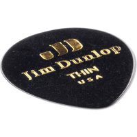 Dunlop Black Teardrop Player's Pack de 12 médiators, thin - Vue 5