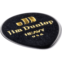 Dunlop Black Teardrop Player's Pack de 12 médiators, heavy - Vue 3
