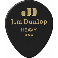 Dunlop Teardrop, Refill Bag de 72 médiators, black, heavy - Vue 1