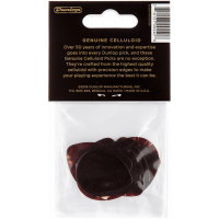 Dunlop Genuine Celluloid Teardrop Player's Pack de 12 médiators, thin - Vue 2