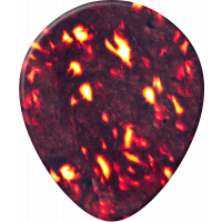 Dunlop Genuine Celluloid Teardrop Player's Pack de 12 médiators, thin - Vue 4