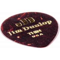 Dunlop Genuine Celluloid Teardrop Player's Pack de 12 médiators, thin - Vue 5