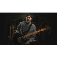 Sterling DINES-BK, Jared Dines Stingray Signature, Black  - Vue 6