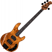 Sterling Stingray RAY34HHPB, 2 Humbuckers, Amber - Vue 2