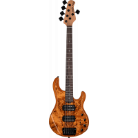 Sterling Stingray RAY35HHPB, 2 Humbuckers, 5 cordes, Amber - Vue 1