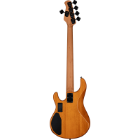 Sterling Stingray RAY35HHPB, 2 Humbuckers, 5 cordes, Amber - Vue 3