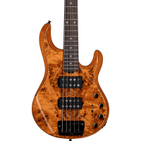 Sterling Stingray RAY35HHPB, 2 Humbuckers, 5 cordes, Amber - Vue 5