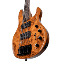 Sterling Stingray RAY35HHPB, 2 Humbuckers, 5 cordes, Amber - Vue 7