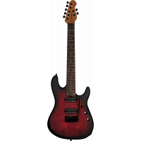 Sterling RICHARDSON7-DSBS, Jason Richardson Signature, 7 cordes, Dark Scarlet Burst Satin - Vue 1