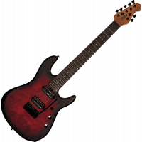 Sterling RICHARDSON7-DSBS, Jason Richardson Signature, 7 cordes, Dark Scarlet Burst Satin - Vue 2