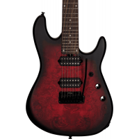 Sterling RICHARDSON7-DSBS, Jason Richardson Signature, 7 cordes, Dark Scarlet Burst Satin - Vue 5